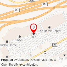 IKEA on Victoria Street East, Whitby Ontario - location map