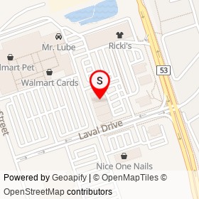 Chatters on Laval Drive, Oshawa Ontario - location map