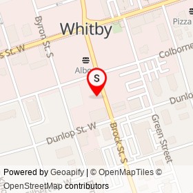 The Tap & Tankard on Brock Street South, Whitby Ontario - location map