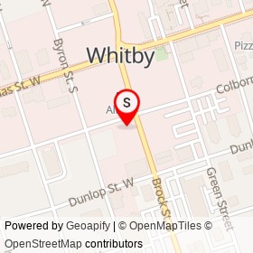 Nick's Grill on Colborne Street West, Whitby Ontario - location map