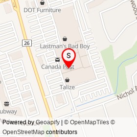 Bentley on Thickson Road, Whitby Ontario - location map