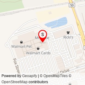 Walmart Hardware on Laval Drive, Oshawa Ontario - location map