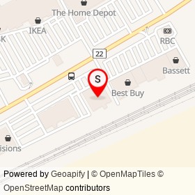 Bed Bath & Beyond on Victoria Street East, Whitby Ontario - location map