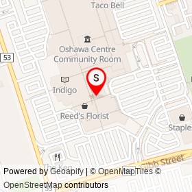 Dollarama on King Street West, Oshawa Ontario - location map