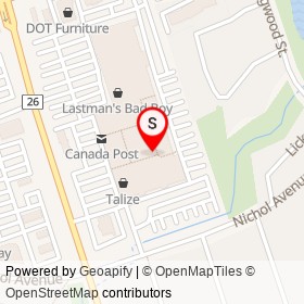 Whitby Wraps on Nichol Avenue, Whitby Ontario - location map