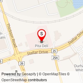 Pita Deli on Stellar Drive, Whitby Ontario - location map