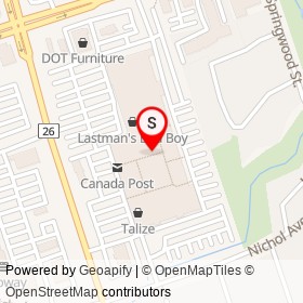 Shadya Hair Salon on Greenfield Crescent, Whitby Ontario - location map