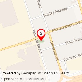 Howard Park on , Oshawa Ontario - location map