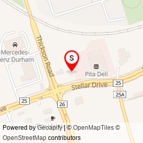 Super Wash on Stellar Drive, Whitby Ontario - location map