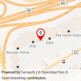 Winners on Highway 401, Whitby Ontario - location map