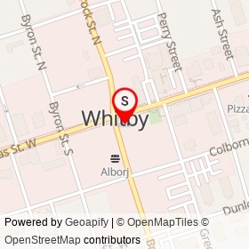 Optical 20/20 on Brock Street South, Whitby Ontario - location map