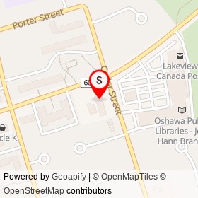 7-Eleven on Wentworth Street West, Oshawa Ontario - location map