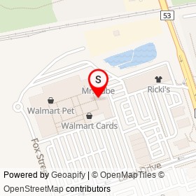 Walmart Paint on Laval Drive, Oshawa Ontario - location map