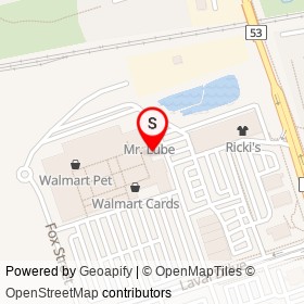 Walmart Automotive on Laval Drive, Oshawa Ontario - location map