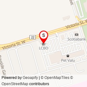 LCBO on Gordon Street, Whitby Ontario - location map