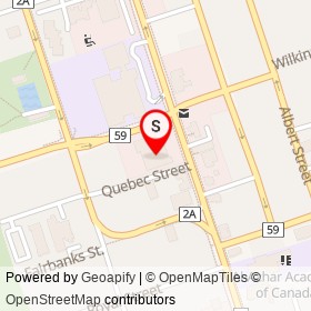 Glazier Medical Centre on Gibb Street, Oshawa Ontario - location map