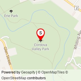 Cordova Valley Park on , Oshawa Ontario - location map