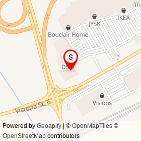 Buy Buy Baby on Victoria Street East, Whitby Ontario - location map