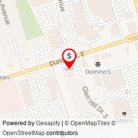 Pioneer on Dundas Street East, Whitby Ontario - location map