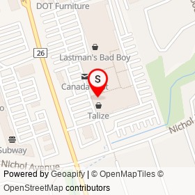 Bell on Thickson Road, Whitby Ontario - location map