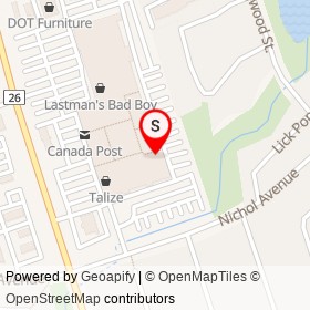 Impexxus Medical Imaging on Nichol Avenue, Whitby Ontario - location map