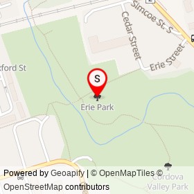 Erie Park on , Oshawa Ontario - location map