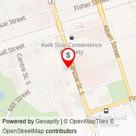 Oshawa Discount Centre on Mill Street, Oshawa Ontario - location map