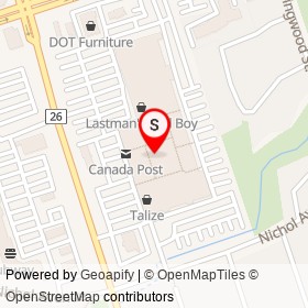 Whitby Mall Dental Office on Thickson Road, Whitby Ontario - location map