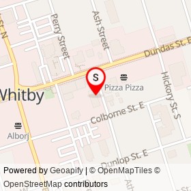 Genesys Caribbean Fusion on Athol Street, Whitby Ontario - location map