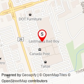 Movie Express on Thickson Road, Whitby Ontario - location map