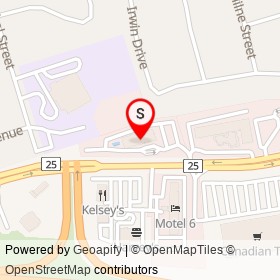 Holiday Inn Express on Consumers Drive, Whitby Ontario - location map