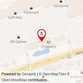 Moores on Kingston Road East, Ajax Ontario - location map