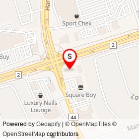 Pioneer on Kingston Road East, Ajax Ontario - location map