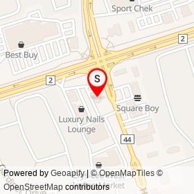 RBC on Harwood Avenue South, Ajax Ontario - location map