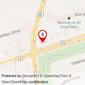 Petro-Canada on Westney Road North, Ajax Ontario - location map