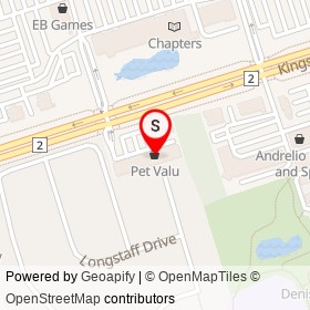 Pet Valu on Harman Drive, Ajax Ontario - location map