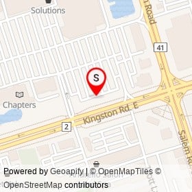 Firehouse Subs on Kingston Road East, Ajax Ontario - location map