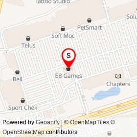 EB Games on Kingston Road East, Ajax Ontario - location map