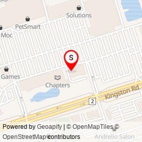Garage on Kingston Road East, Ajax Ontario - location map