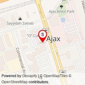 Ajax Harwood Clinic on Harwood Avenue South, Ajax Ontario - location map