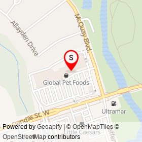 Arctic Hot Tubs on McQuay Boulevard, Whitby Ontario - location map