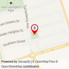 Ajax Turnerberry Parkette on , Ajax Ontario - location map