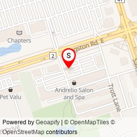 McDonald's on Kingston Road East, Ajax Ontario - location map