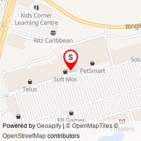 Marshalls on Ringer Road, Ajax Ontario - location map