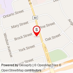 Daisy Mart on Brock Street, Ajax Ontario - location map