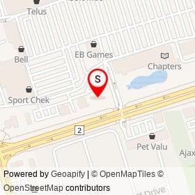 Phomono on Kingston Road East, Ajax Ontario - location map