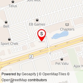 Makimono on Kingston Road East, Ajax Ontario - location map