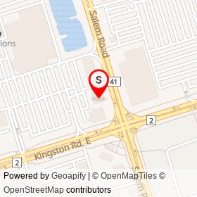 BMO on Salem Road, Ajax Ontario - location map