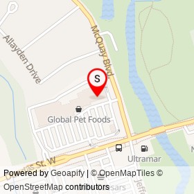 Shoppers Drug Mart on McQuay Boulevard, Whitby Ontario - location map