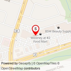 Hollywood Donuts on Westney Road North, Ajax Ontario - location map